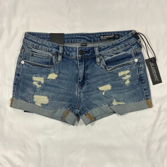 Blank NYC Pants - Blank NYC Distressed Denim Shorts The Fulton NWT